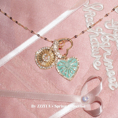 Mint Sun Necklace by Sylrena — product photo