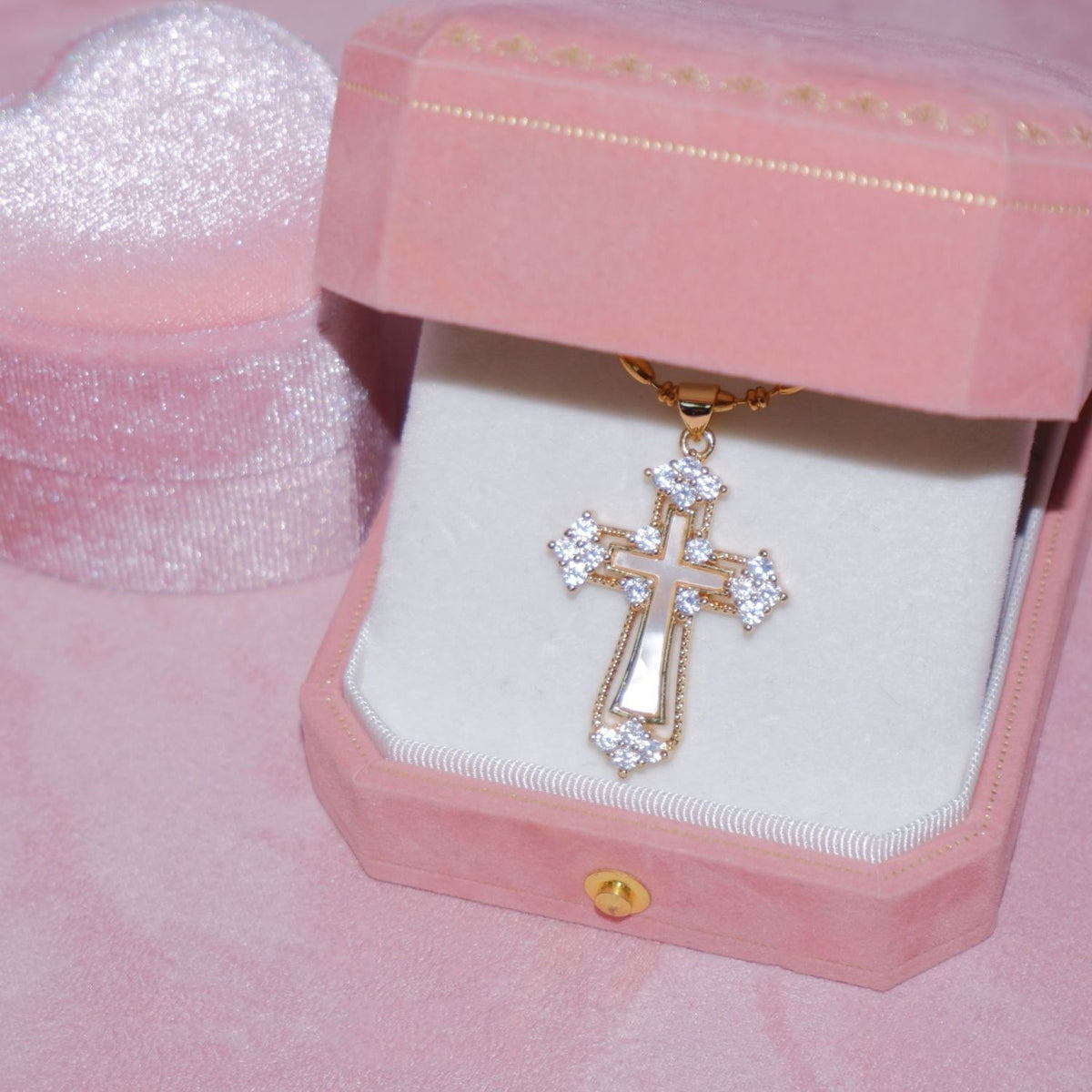 Retro Cross Necklace by Sylrena — product photo
