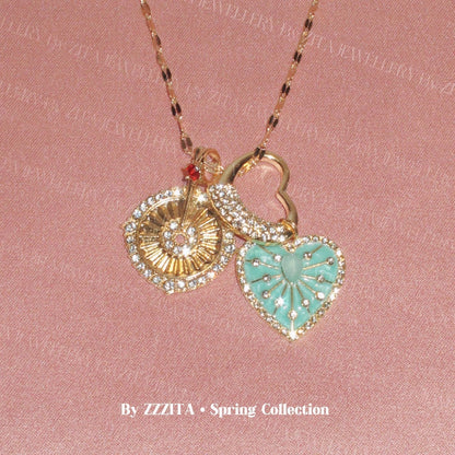 Mint Sun Necklace by Sylrena — product photo